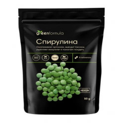 Спирулина органическая таблетки GreenFormula